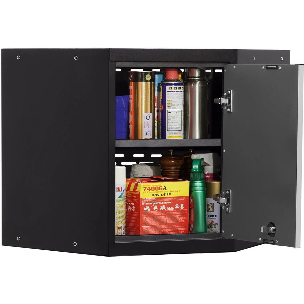 Corner Wall Cabinet, White L862