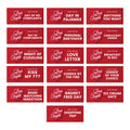 Red Hearts Love Coupons, 16-Pk C985517