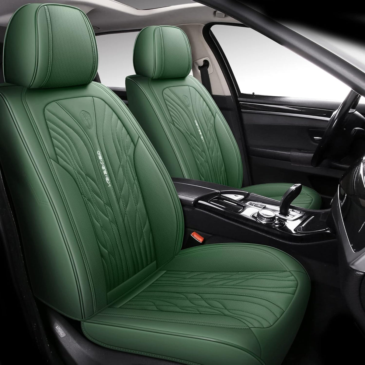 Faux Leather Full Set Car Seat Covers D1574