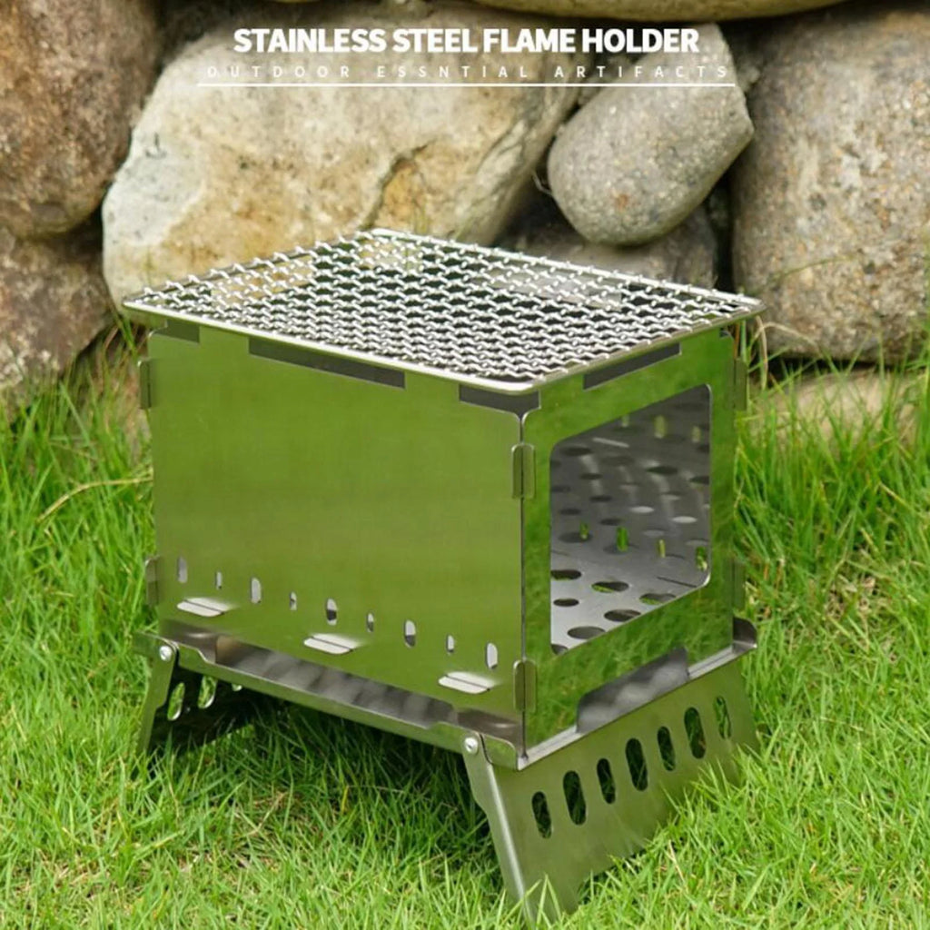 Stainless Steel Portable Folding Barbecue with Bag B2053