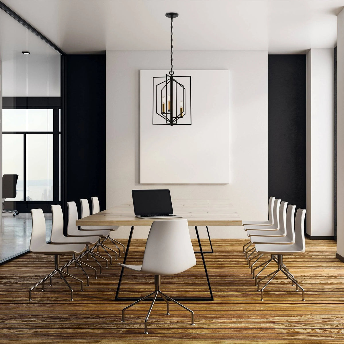 21x22 3-Light Modern Farmhouse Pendant Chandelier R48788