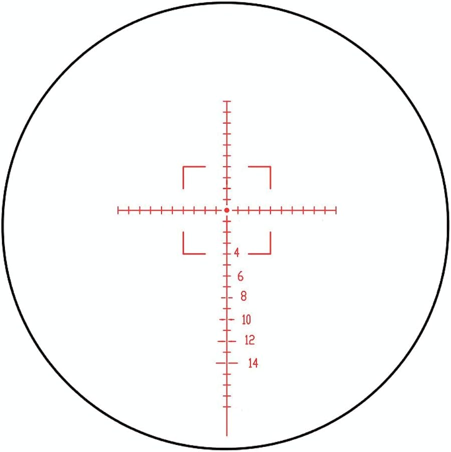 1-6X24 FFP Scope with Red/Green Illuminated Reticle and Scope Mount D630