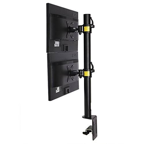 Full Motion Vertical Dual Desk Mounts Stand for 2 Screens V76245