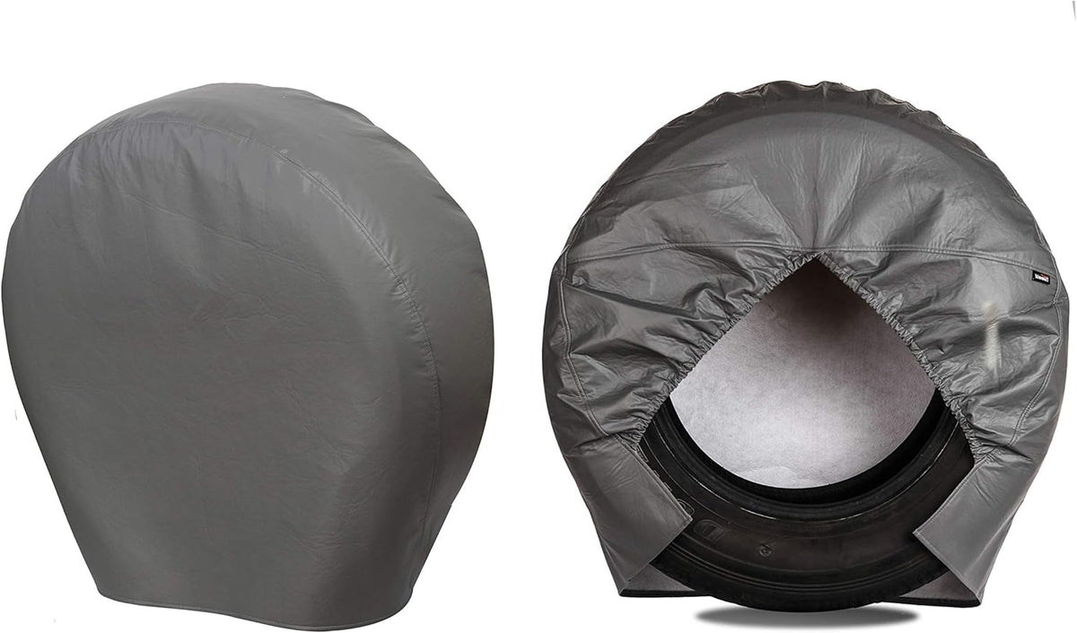 Heavy Duty Thicken Tire Covers for RV Wheel, 4 Pack, for Diameter 27"-29", Charcoal T756