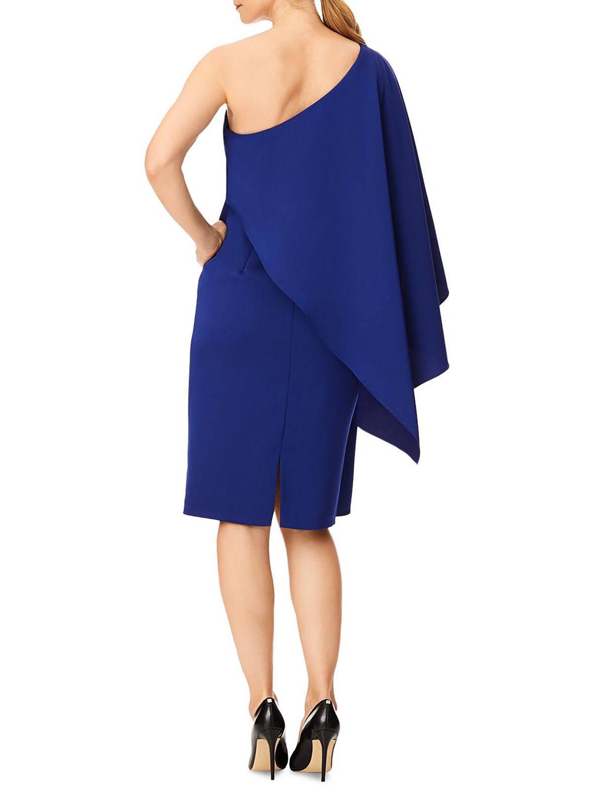 One Shoulder Knee-Length Cocktail Dress X181446