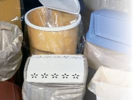 White Low Density Trash Can Liner S98446