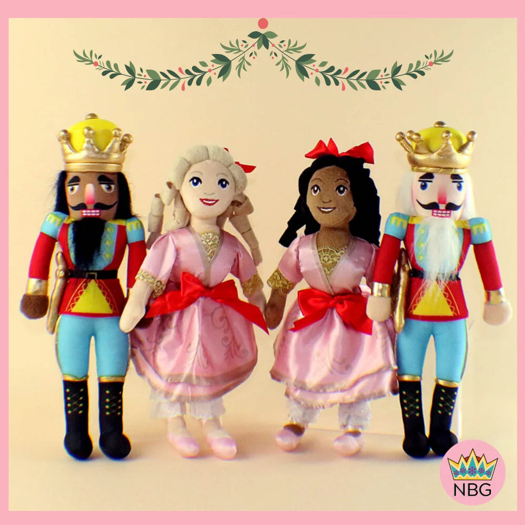African American King Nutcracker Plush Doll 14 inch B85677
