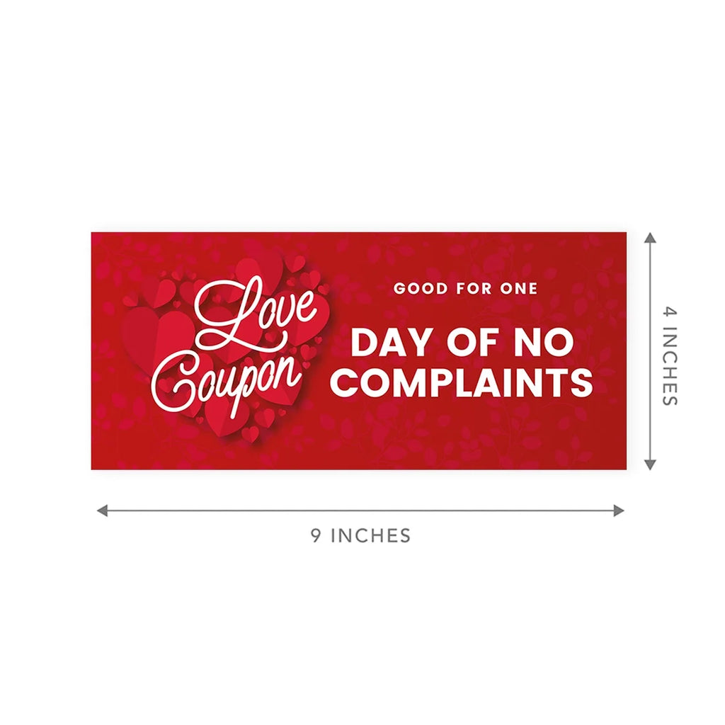 Red Hearts Love Coupons, 16-Pk C985517