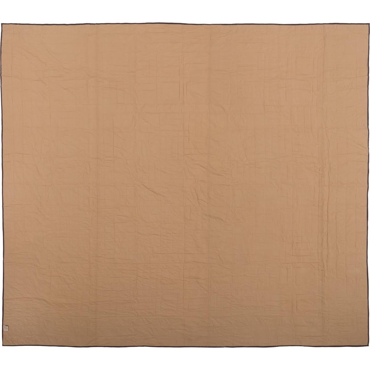 Black Check California King Quilt S650140