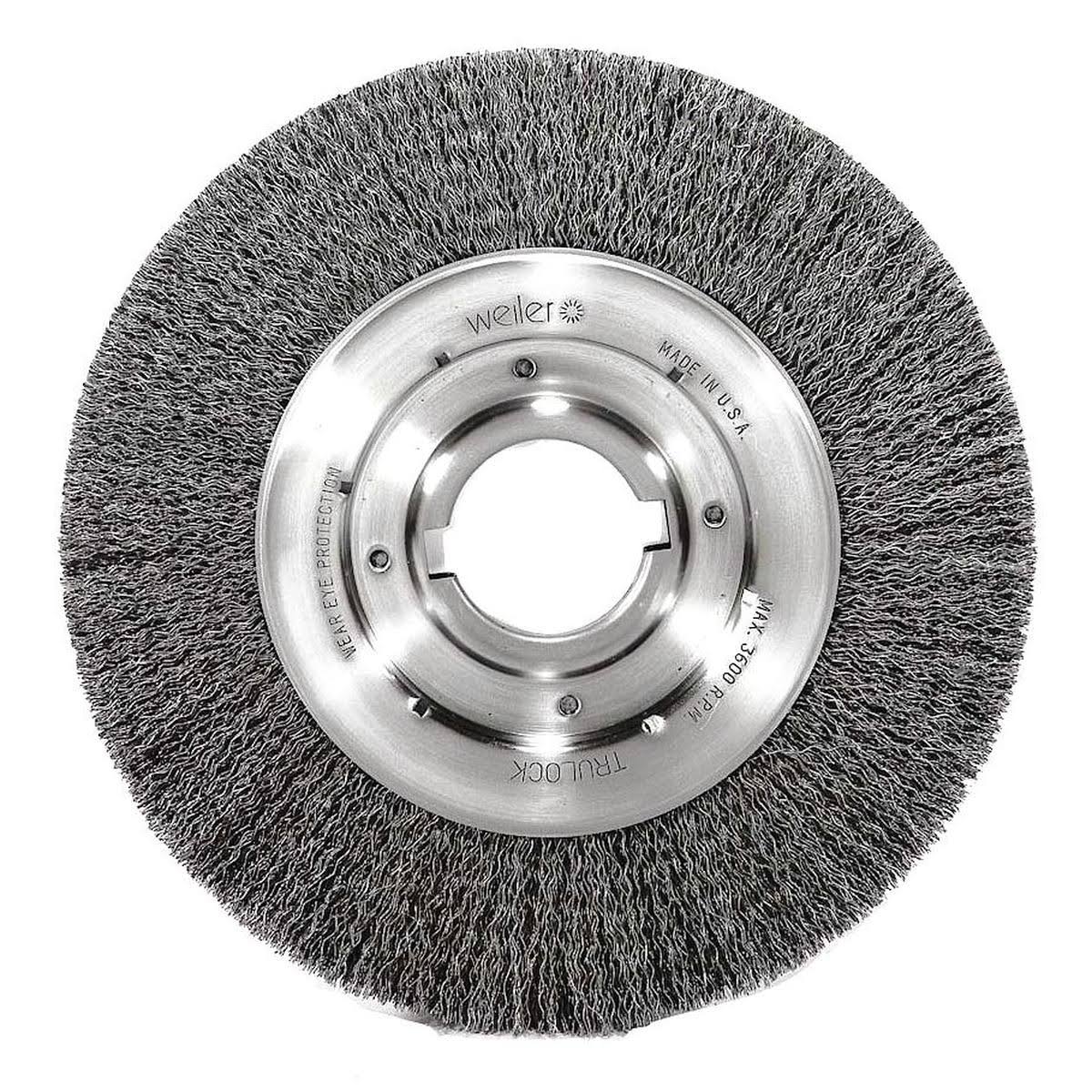 Wire Wheel Brush, Max. RPM 3600, 1-1/8In W K3733