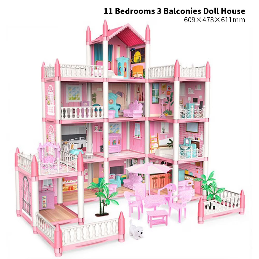 Pink Princess Castle Toy House J75655
