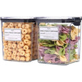 2 to 5 Plastic Food Storage Containers with Lids K8126