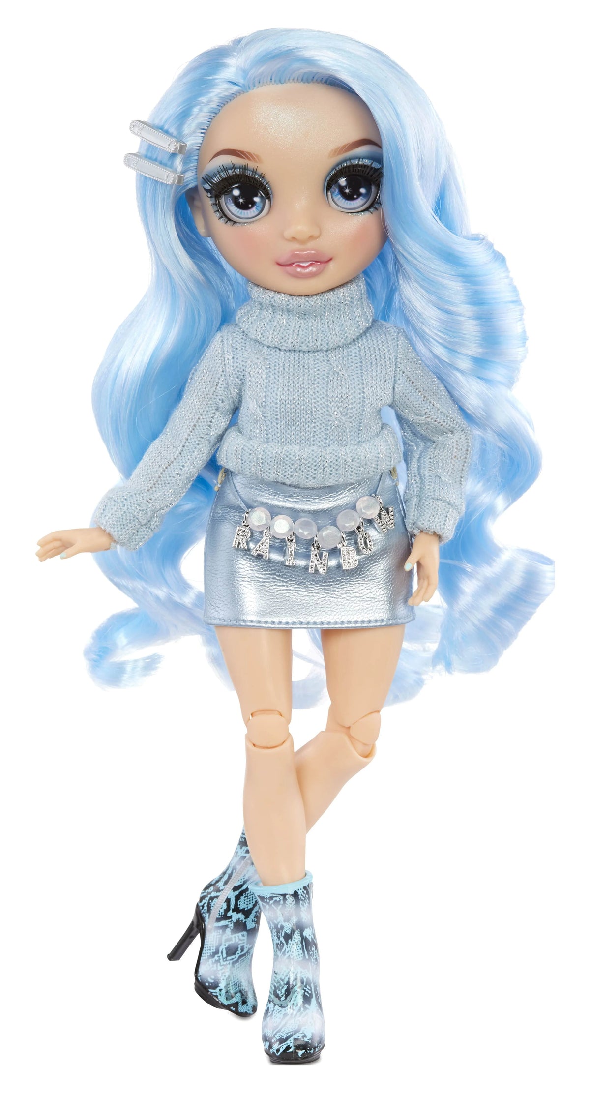 12 Pieces Light Blue Doll Playset H72254