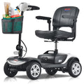 Lightweight Folding 4-Wheel Mobility Scooter with Side Bag C65332