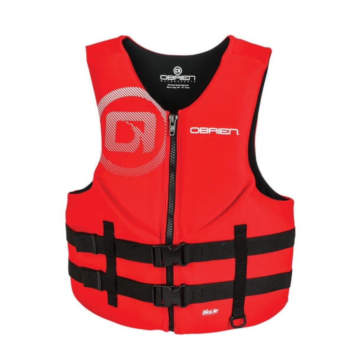Red Large Front Zip Life Jacket E9001