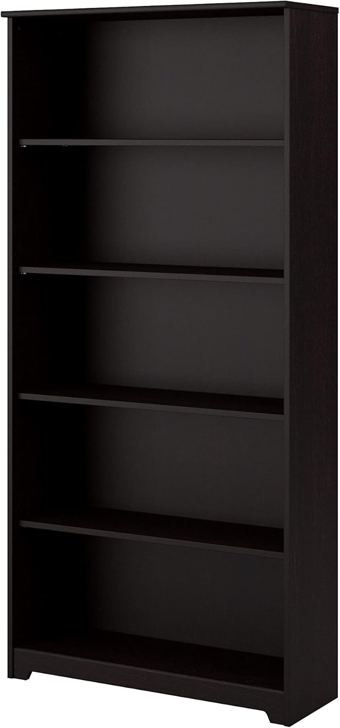 White 5 Shelf Bookcase H49108