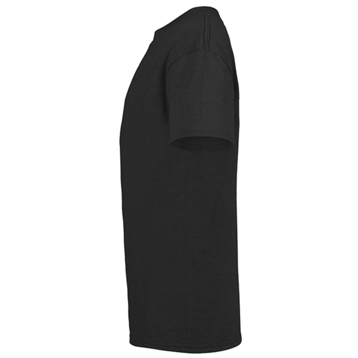 Black Cotton Basketball T-Shirt W8919