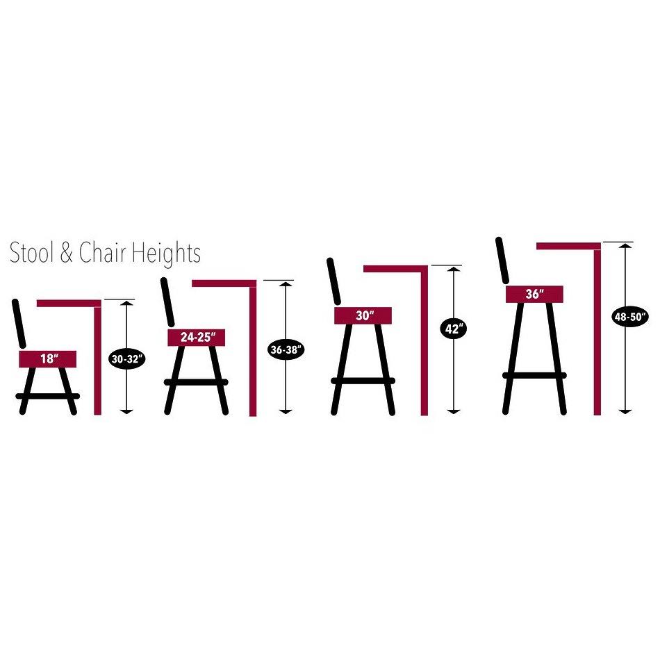 Chrome Pub Table 36 inch N979