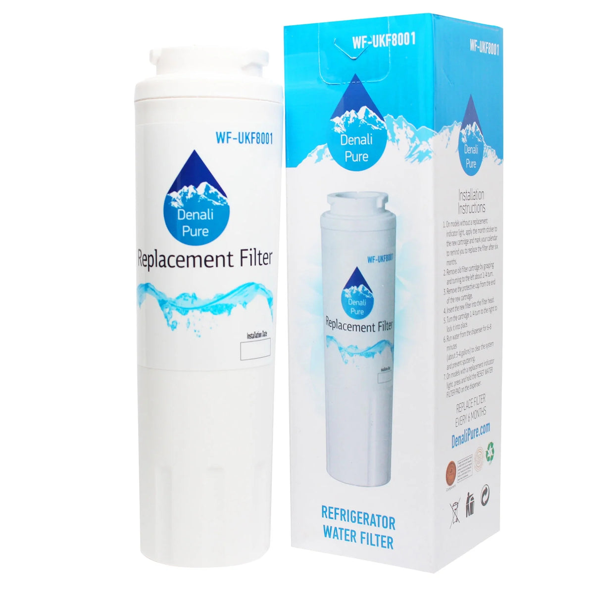 4-Pack Refrigerator Water Filter Cartridge T64777