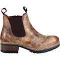 Womens Chelsea Round Toe Casual Boots Ankle Low Heel L49819