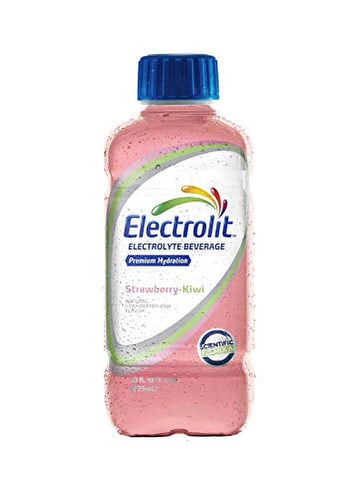 Strawberry Kiwi Electrolyte Hydration Beverage, 21oz (Pack of 12) O185073