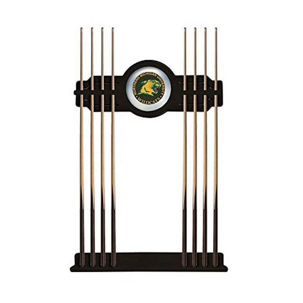 Solid Wood Cue Rack with Black Finish G23941