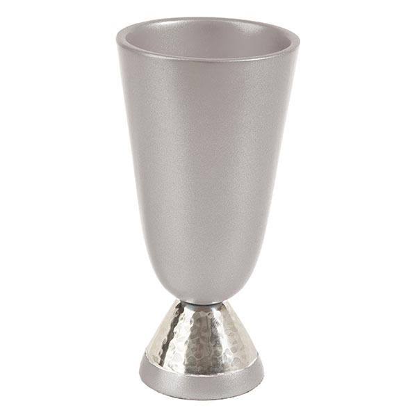 Silver Colored Anodized Aluminum Kiddush Cup V54339