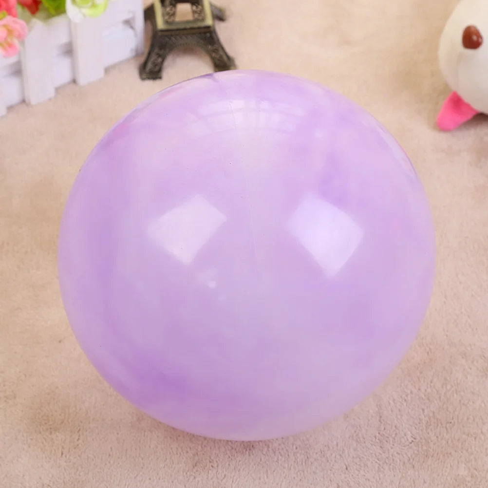 5pcs Plastic Air Filled Bouncy Rubber Balls P67643