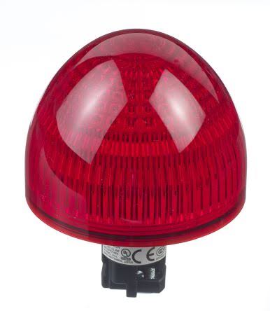 Red Indicator, Screw Termination, 24 V AC/DC, 22.3mm Mounting Hole, IP65 A355