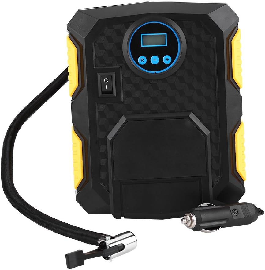 150PSI Portable Car Tire Inflator Pump with DC12V Adaptor, Pack of 2 T242