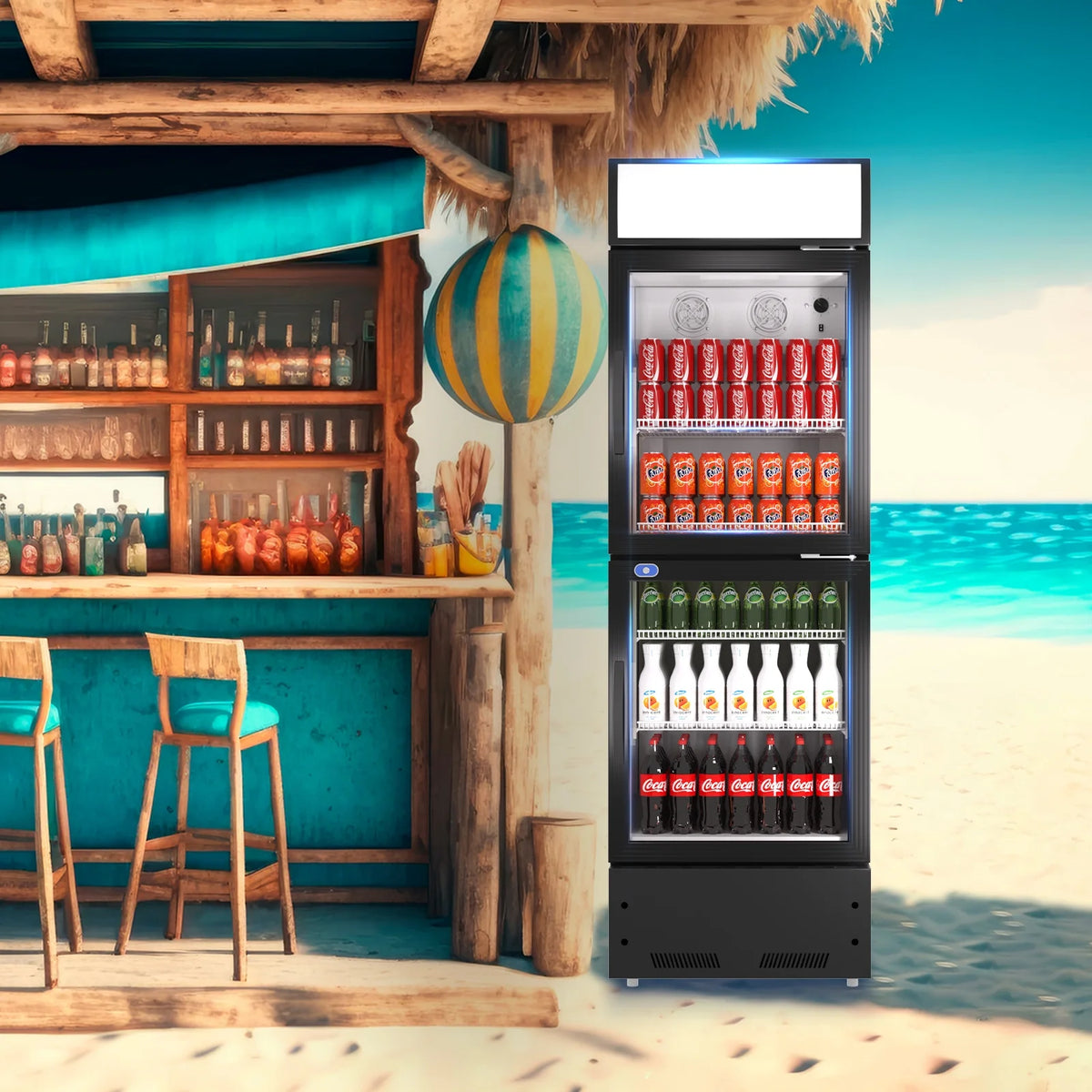 10.9 Cu.Ft Merchandising Refrigerator with Light Box X57022