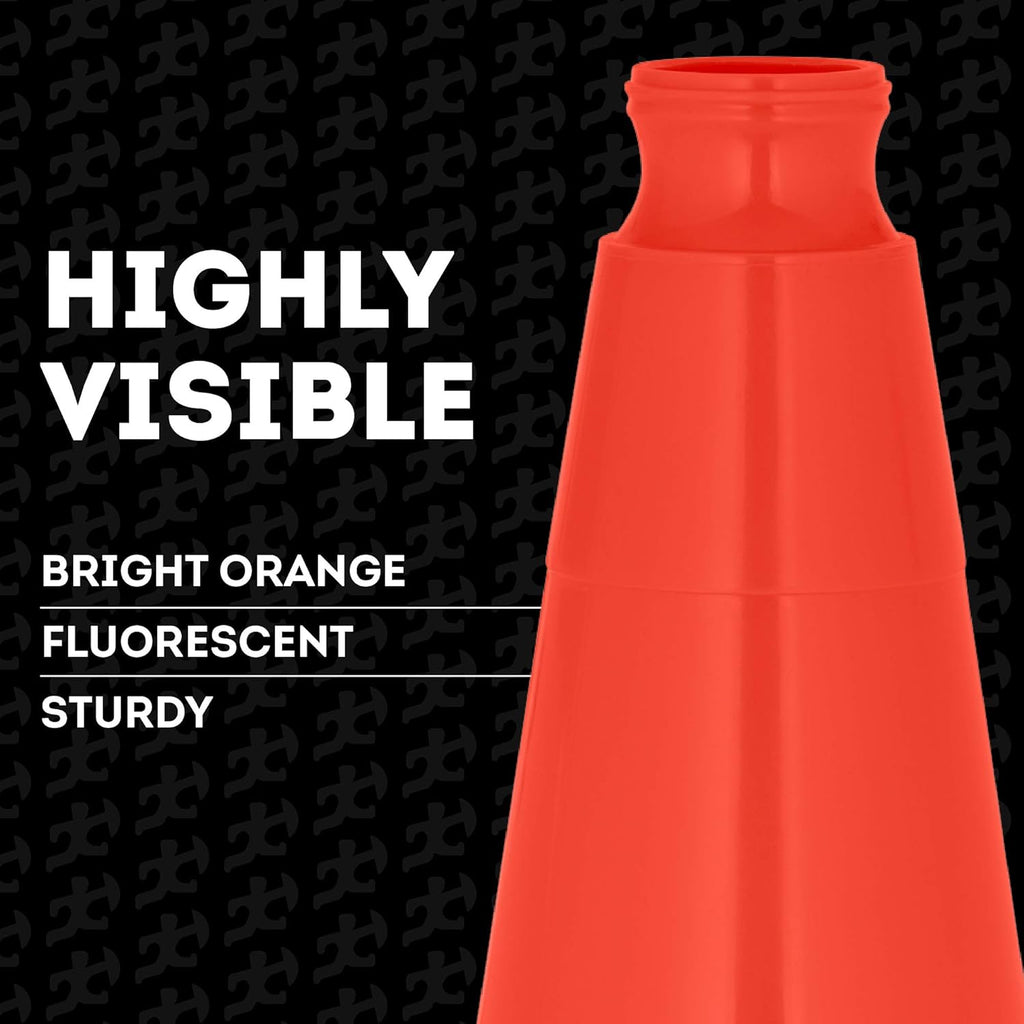 Orange PVC Plastic Traffic Cones K55695