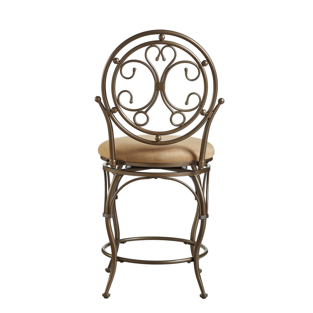Bronze Counter Height Barstool Z1503