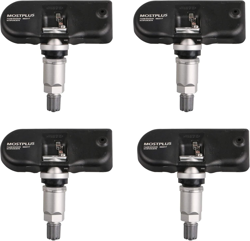 Tire Pressure Monitor Sensor TPMS 433MHz Set of 4 I63535