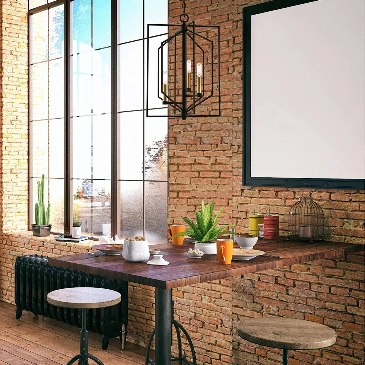 21x22 3-Light Modern Farmhouse Pendant Chandelier R48788