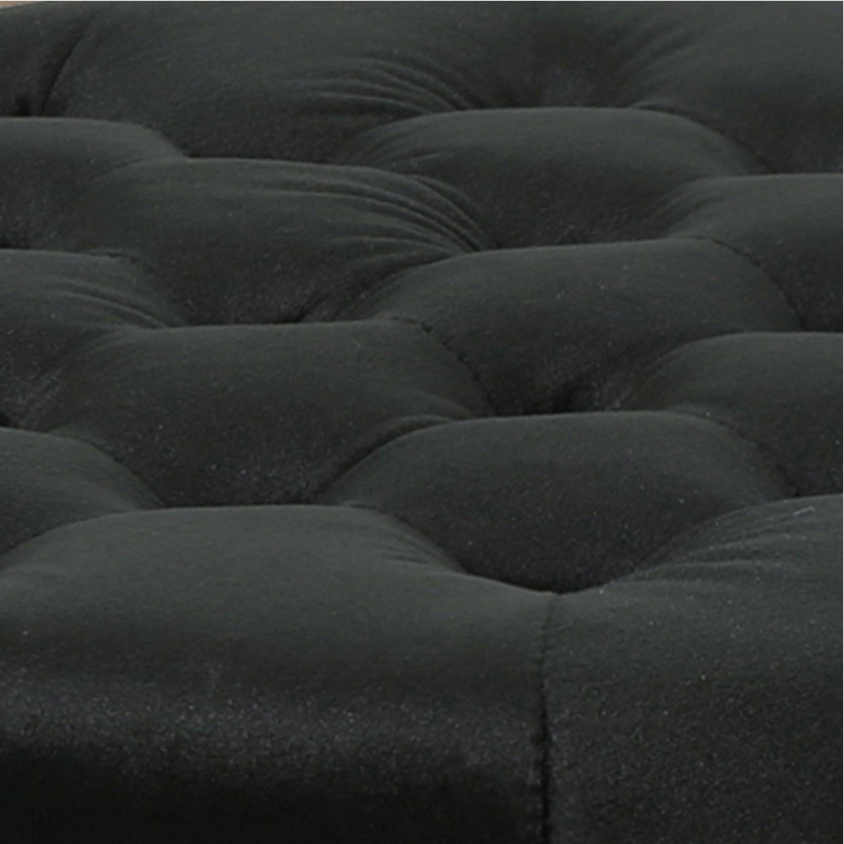 Emerald Velvet Tufted Ottoman Y22460