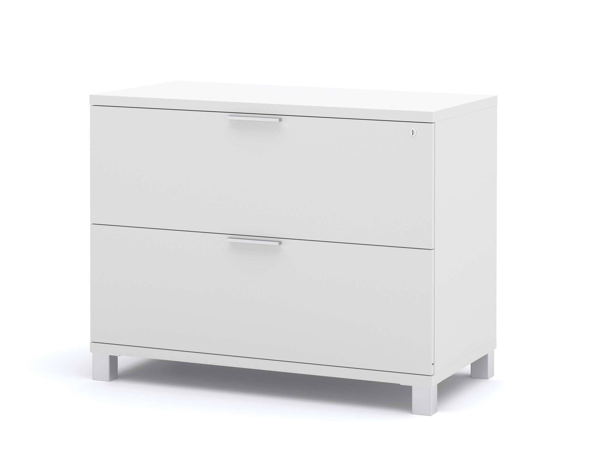 White Assembled Lateral File F29688