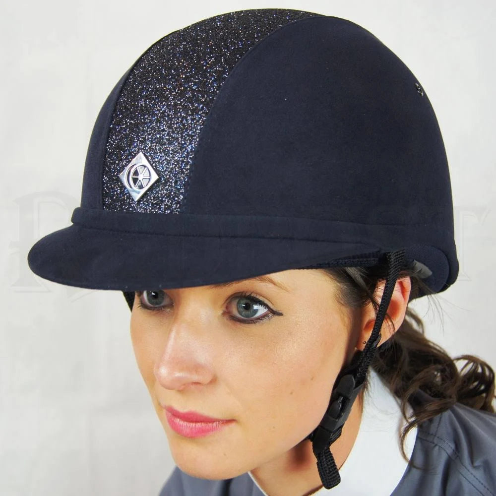 Navy Sparkly Riding Hat F834767