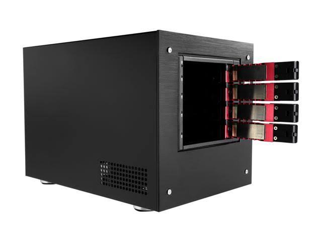 Compact 4X 3.5x22 Hotswap Trayless Mini-ITX Tower N74792
