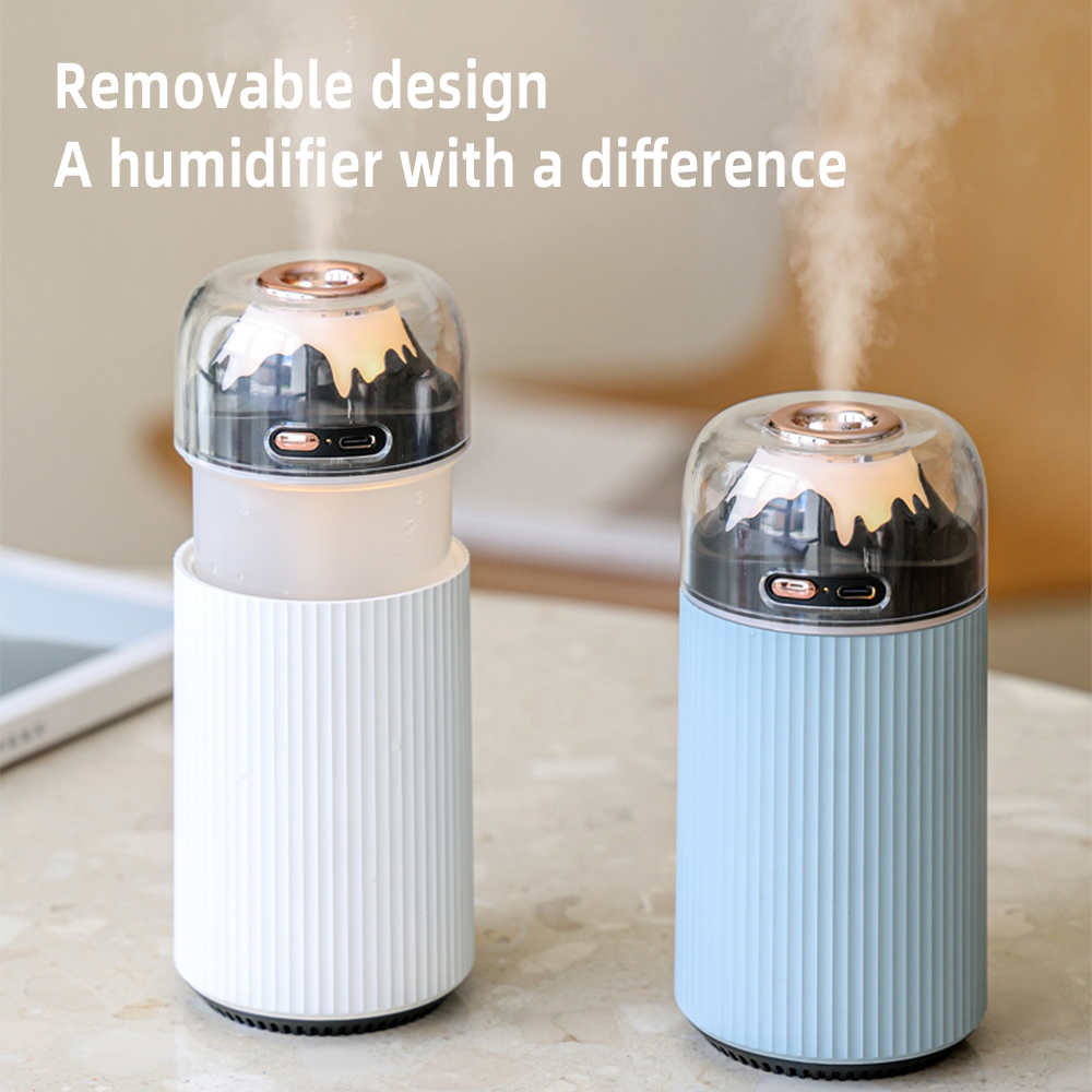 Portable Mini Cool Mist Humidifier, 260ml, USB, Blue Y165