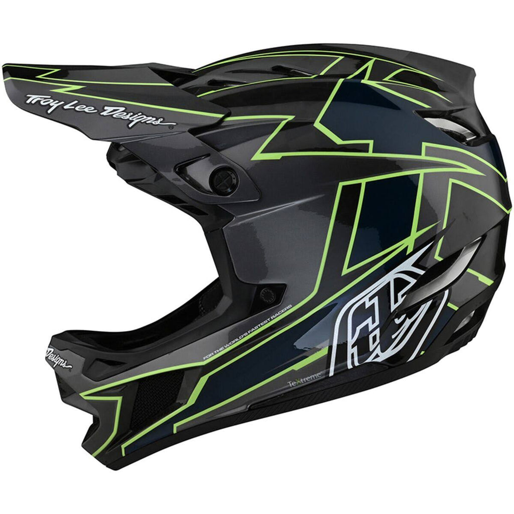 Graph Gray Green D4 Carbon Helmet C6259