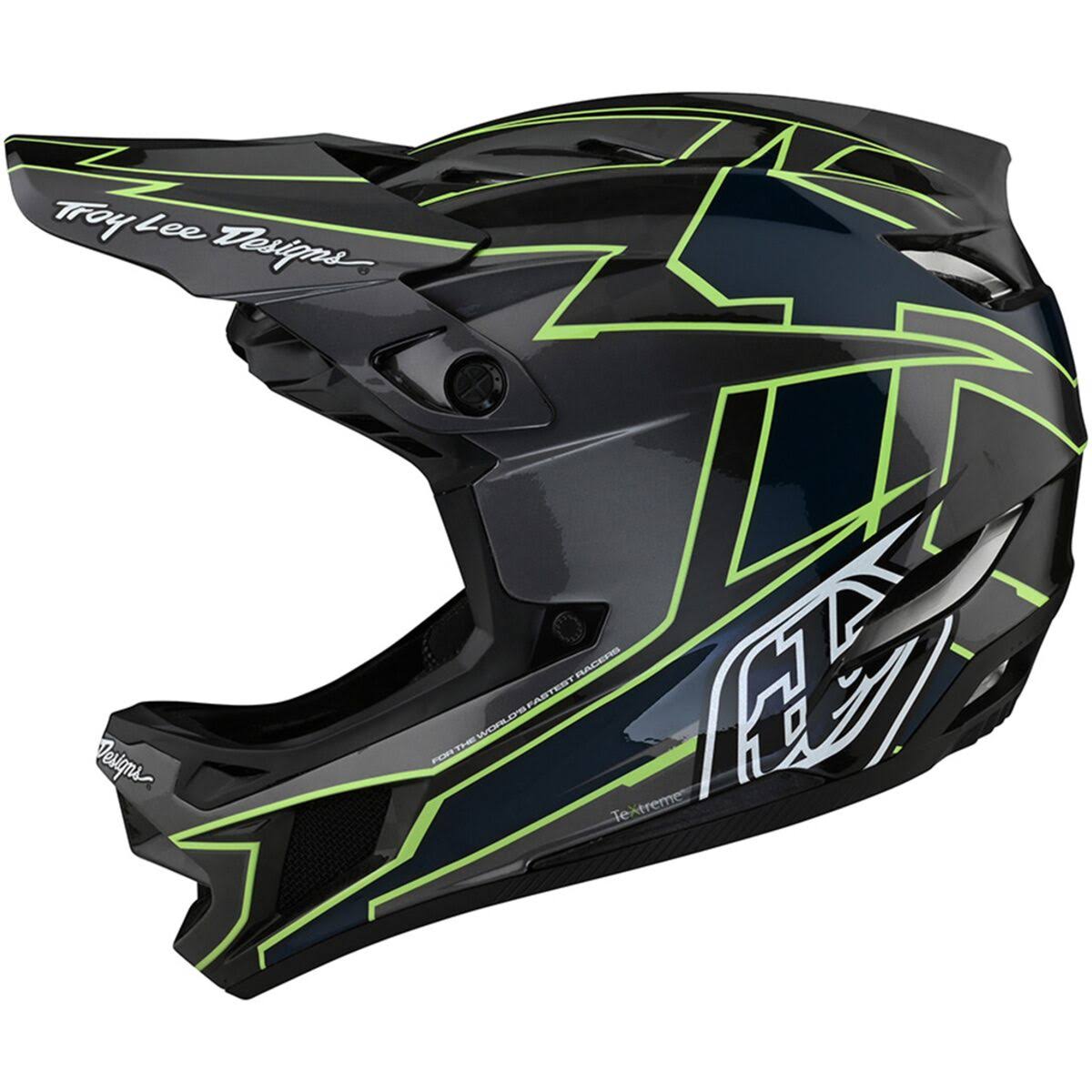 Graph Gray Green D4 Carbon Helmet C6259