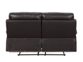 Leather-Air Reclining Loveseat W90178