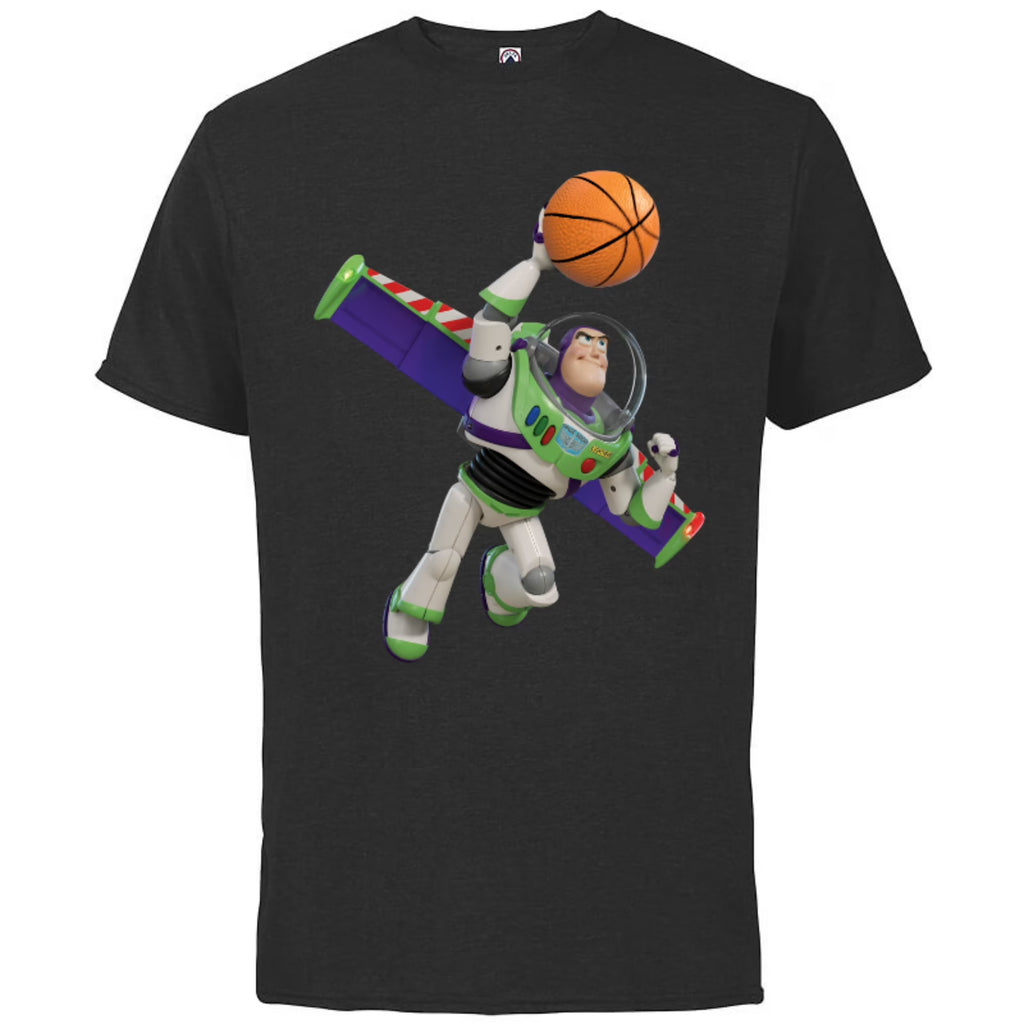Black Cotton Basketball T-Shirt W8919