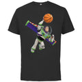 Black Cotton Basketball T-Shirt W8919