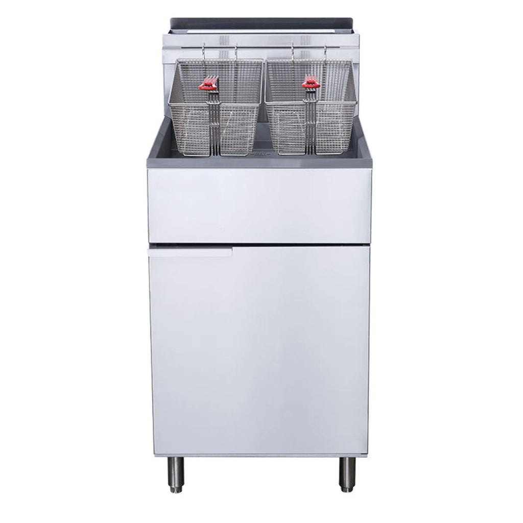 70lb. LP Gas Deep Fryer with 5 Tube Burners R1138