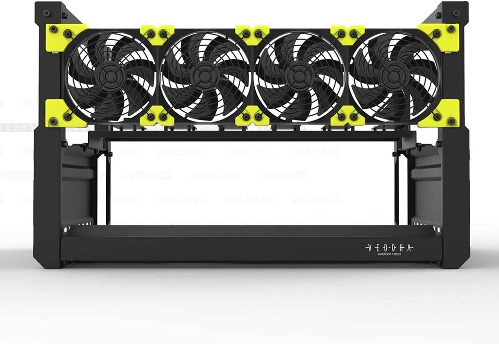 6/8 GPU Aluminum Open Air Frame Case Miner Z301