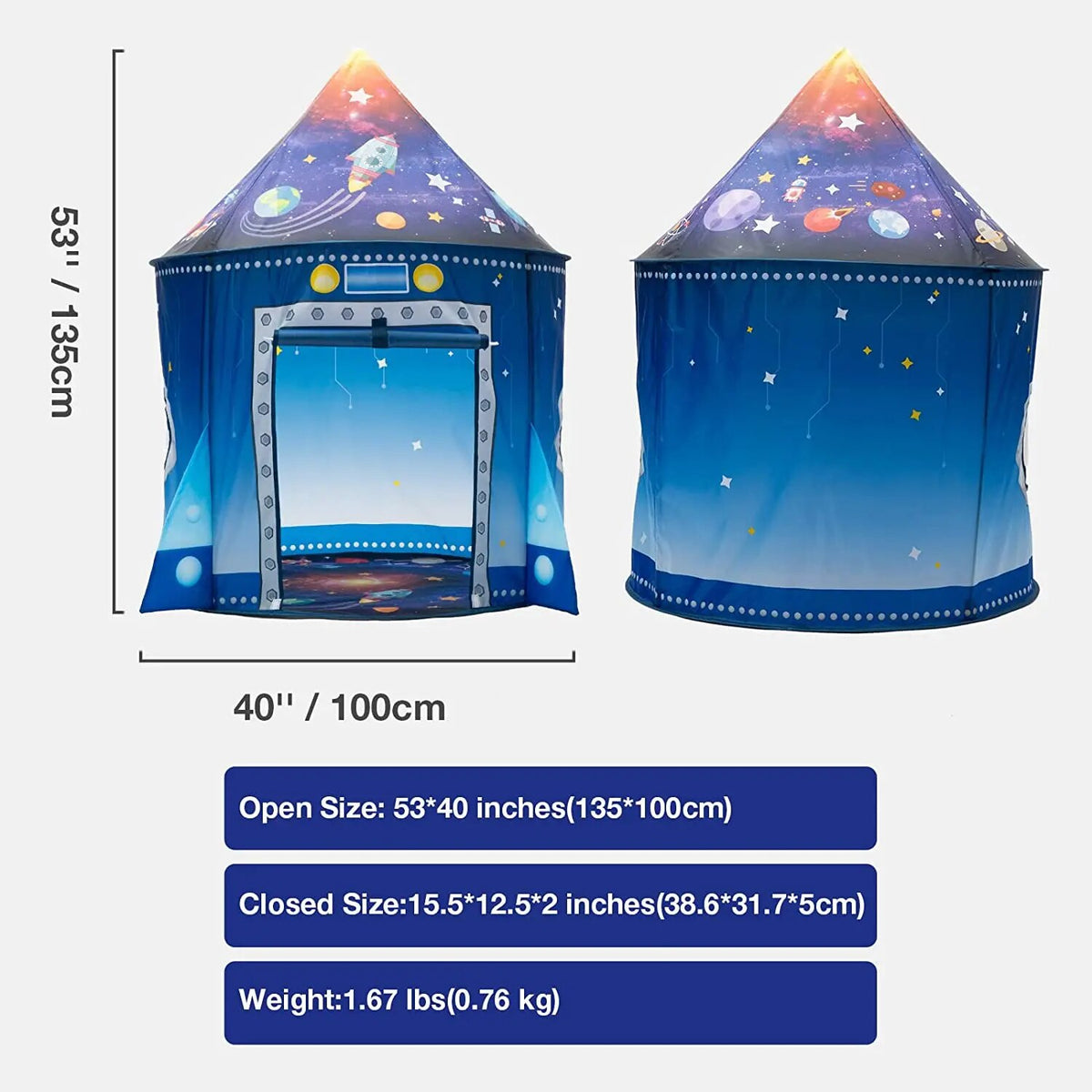 Blue Pop Up Play Tent for Children U42277