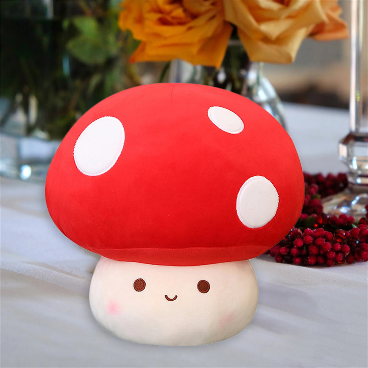 Mushroom Shaped Plush Toy Stuffed Doll H129239