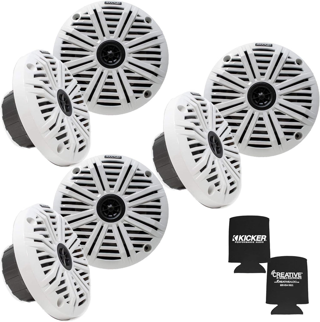 6.5" Marine Speakers (3 Pair) White OEM Replacement Speakers I927975